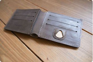 Portofel piele unisex cu monedă